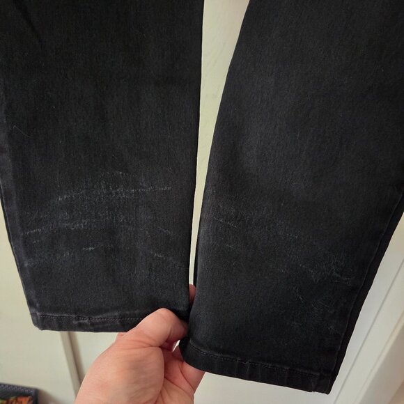 Kenneth Cole Reaction 16W Black Skinny Jeans Zipper Pockets Stretch Plus - Picture 8 of 8